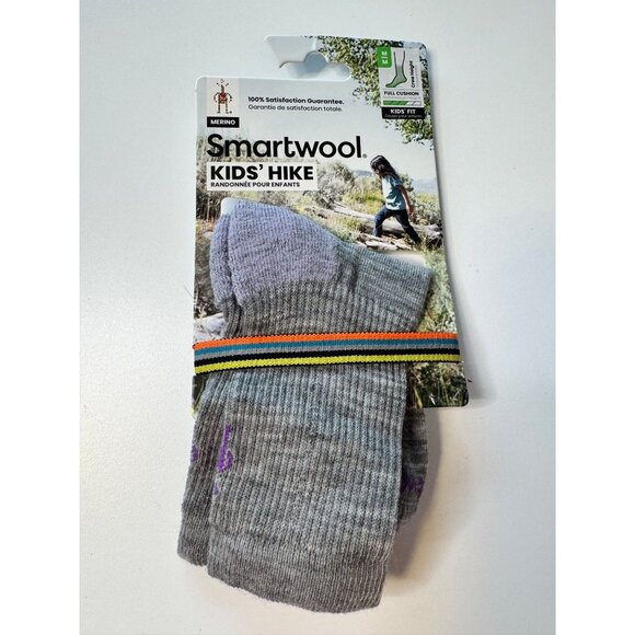 Smartwool Kids Hike Cree Height Medium Size 12 -2.5 Shoe Size NWT Full Cushion - Picture 1 of 5